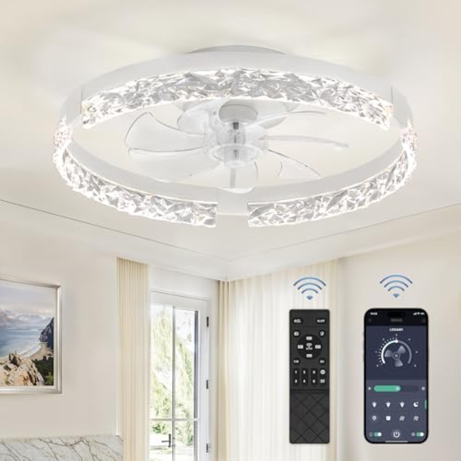 Ceiling Fan Low Profile Flush Mount - Ventilatori da soffitto a basso profilo