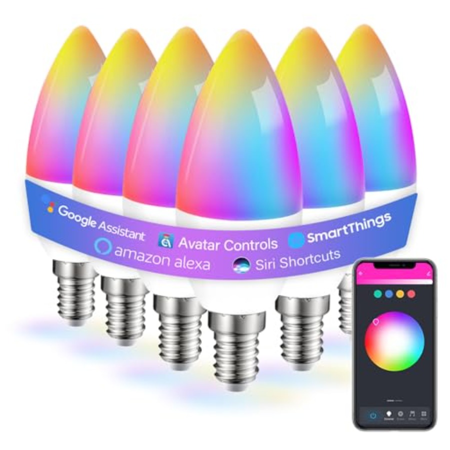 Smart Ceiling Fan Alexa Wifi - Lampadine Intelligenti, Lampadine Smart WiFi Alexa