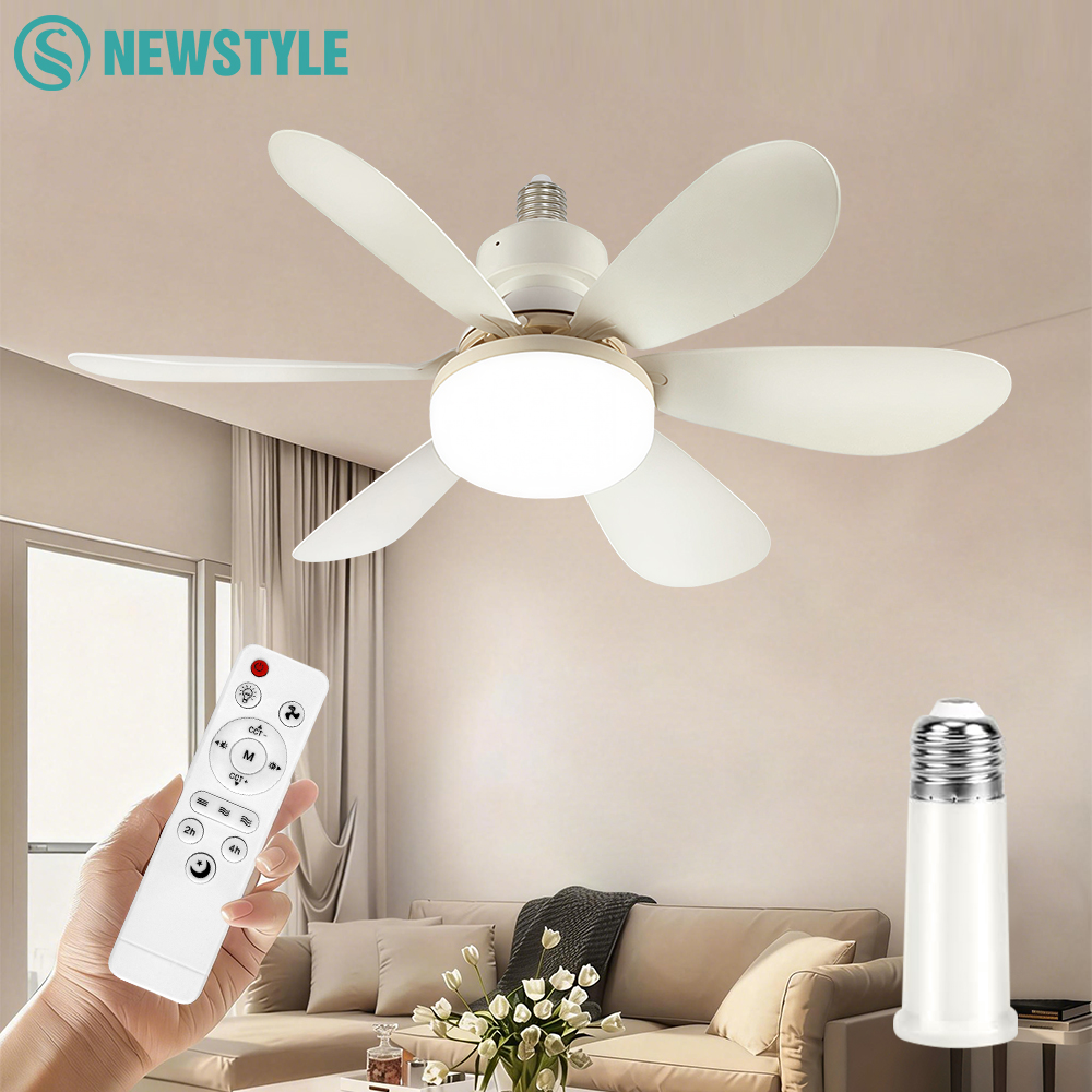 Smart Ceiling Fan With Light Remote - Ventilatore da soffitto a LED per