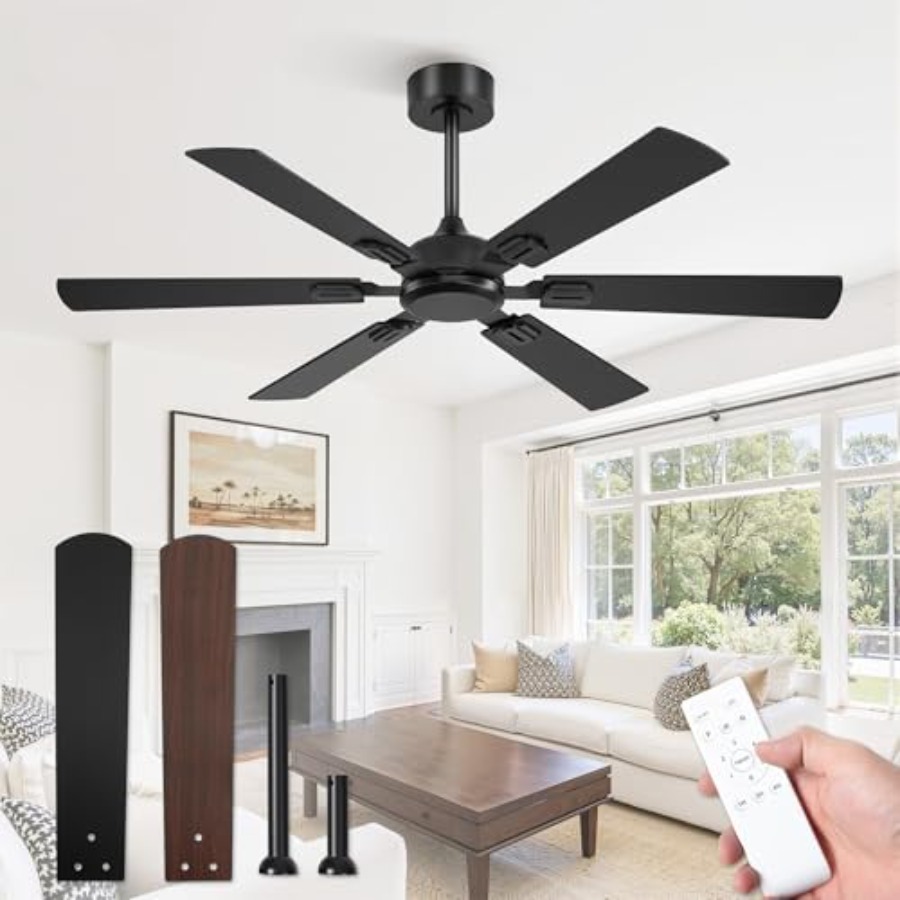 Ceiling Fan Dc Motor 52 Inch - Ventilatore da soffitto da 52 pollici