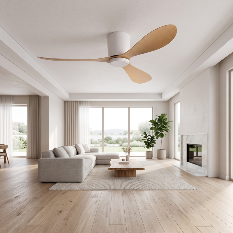 Ceiling Fan Dc Motor 52 Inch - Ventilatore da soffitto a basso profilo,