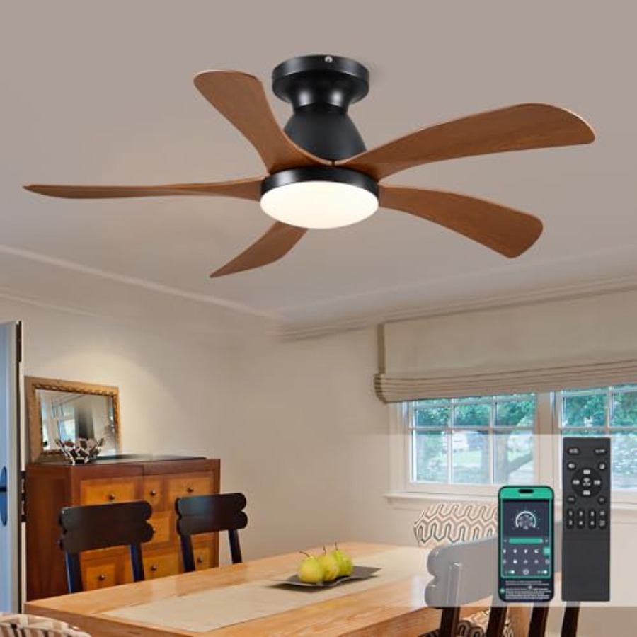 Ceiling Fan Low Profile Flush Mount - Ventilatori da soffitto a basso profilo
