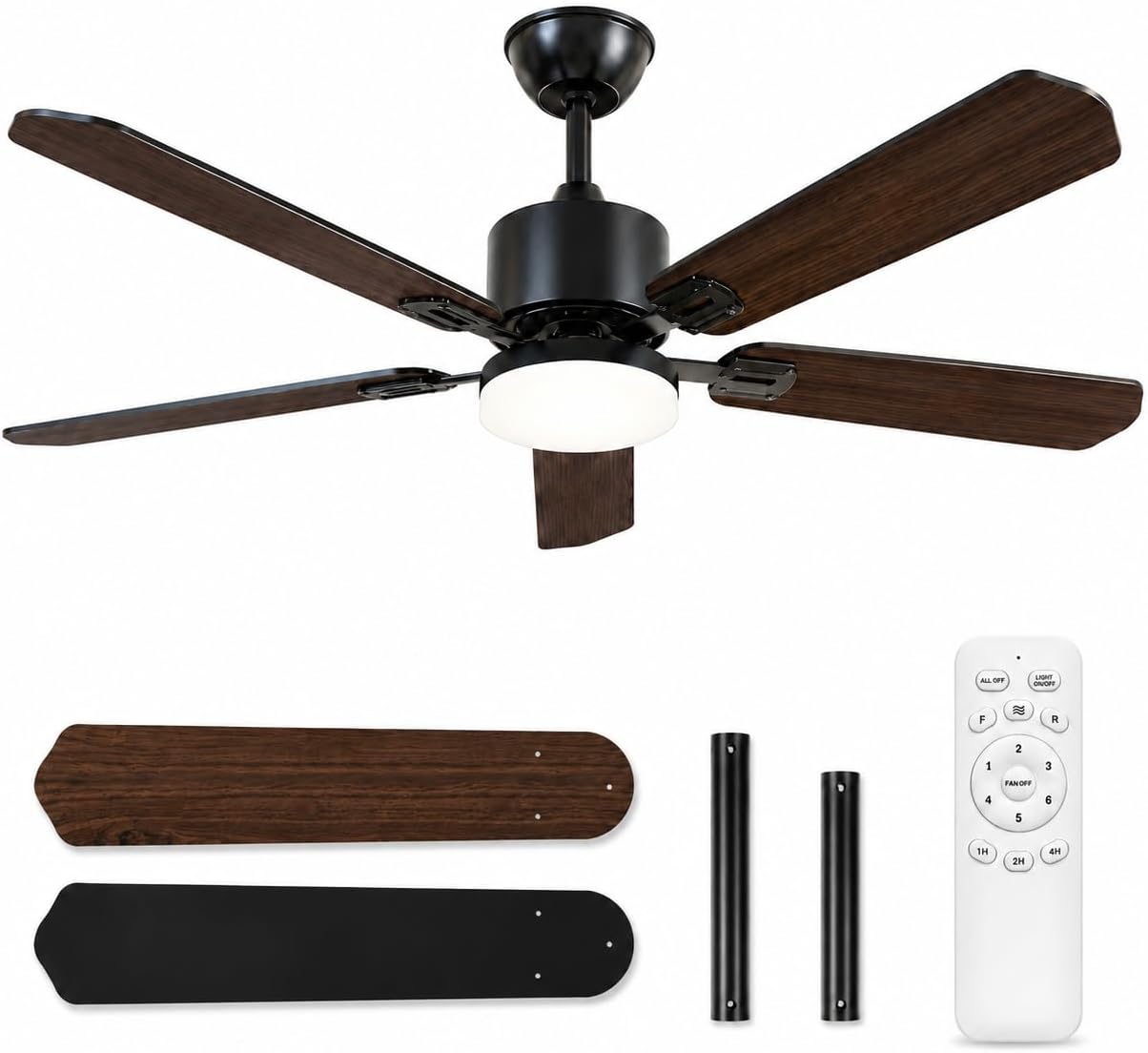 Ceiling Fan Led 3 Blade Modern - Ventilatori da soffitto da 42 pollici