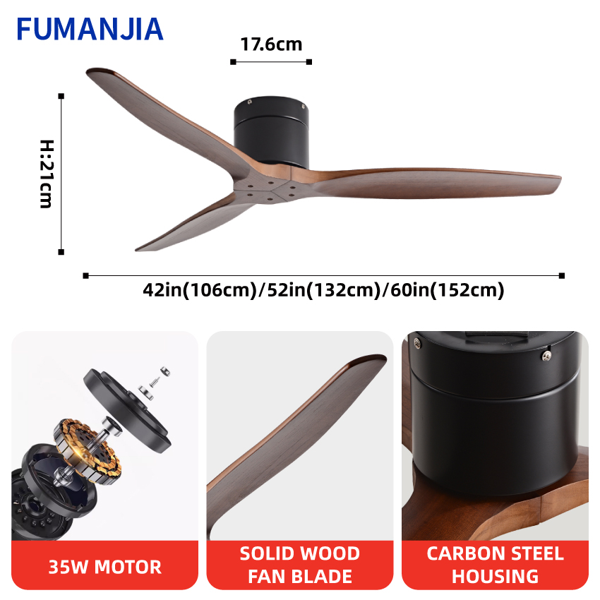 FUMANJIA Ventilatore da soffit - Ceiling Fan 60 Inch Industrial recensione e prezzo