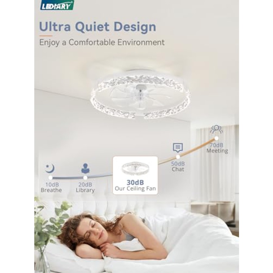 Ventilatori da soffitto a bass - Ceiling Fan Low Profile Flush Mount recensione e prezzo