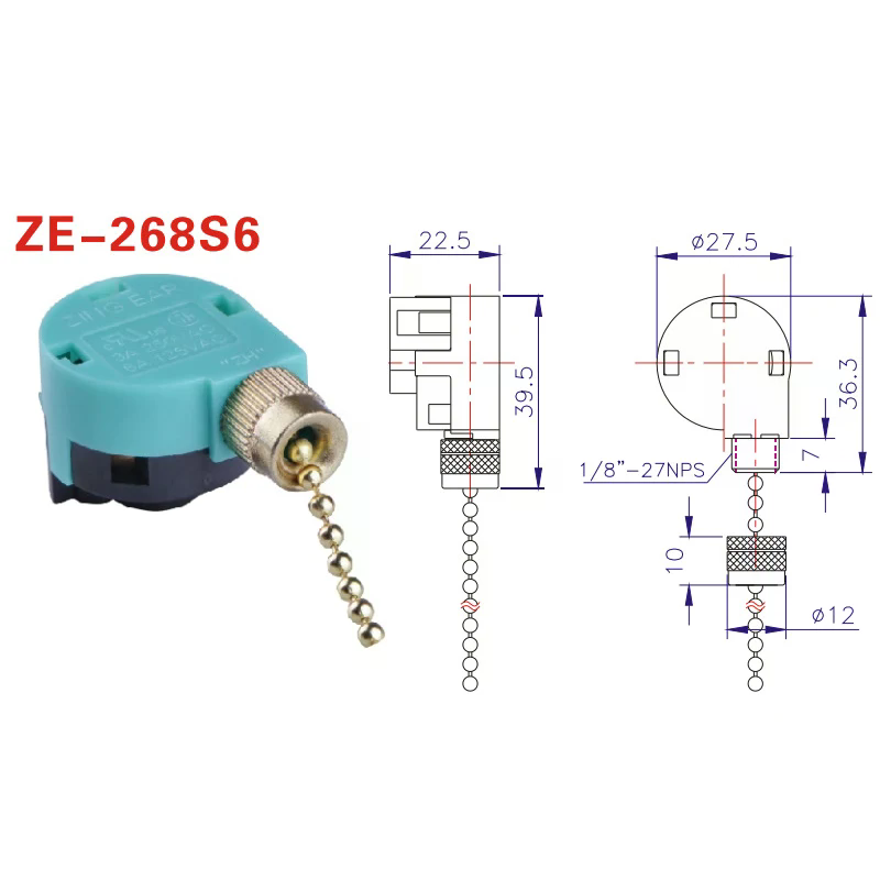 Interruttore ventola da soffit - Ceiling Fan Pull Chain Switch recensione e prezzo