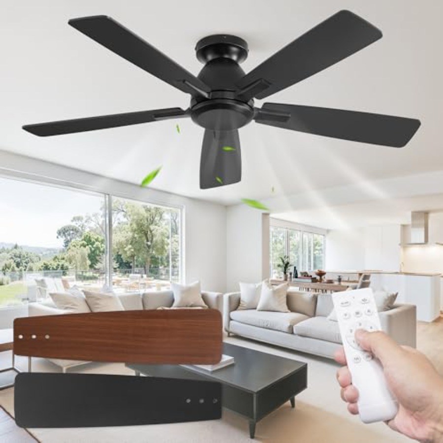 Ventilatore da Soffitto a Inca - Ceiling Fan Low Profile Flush Mount recensione e prezzo