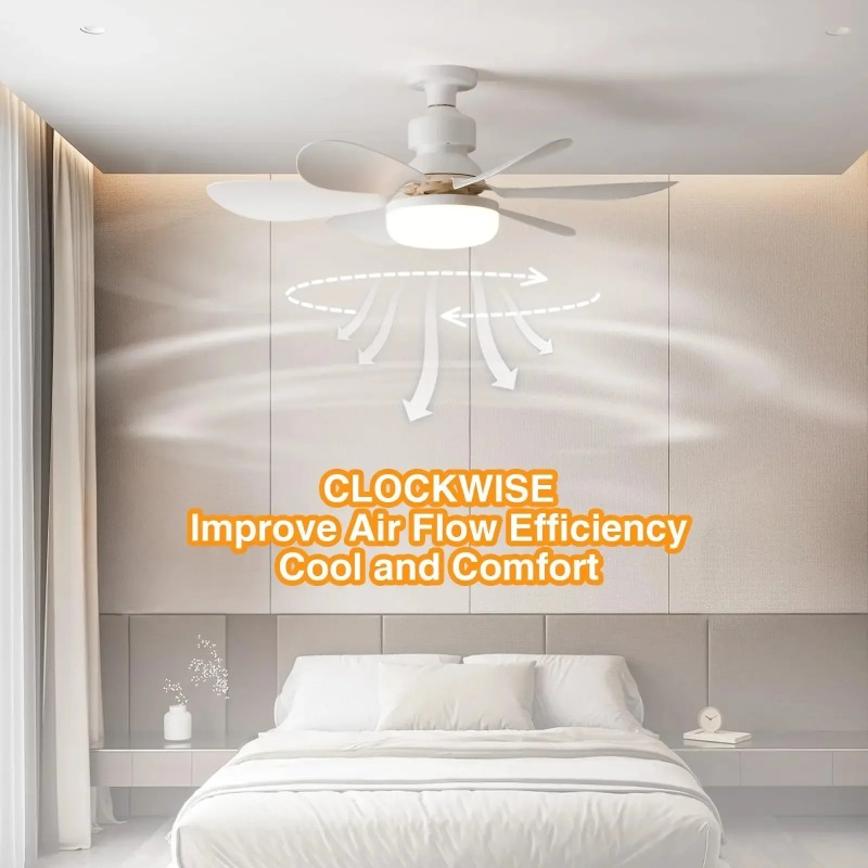 Ventilatore da soffitto da 30  - Ceiling Fan With Remote Control Reversible recensione e prezzo