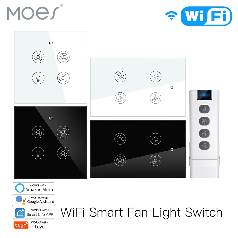 Nuovo WiFi RF Smart ventilator - Smart Ceiling Fan Alexa Wifi recensione e prezzo