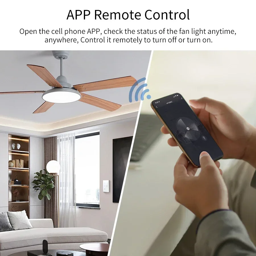 Tuya WiFi Ventilatore da soffi - Smart Ceiling Fan Alexa Wifi recensione e prezzo