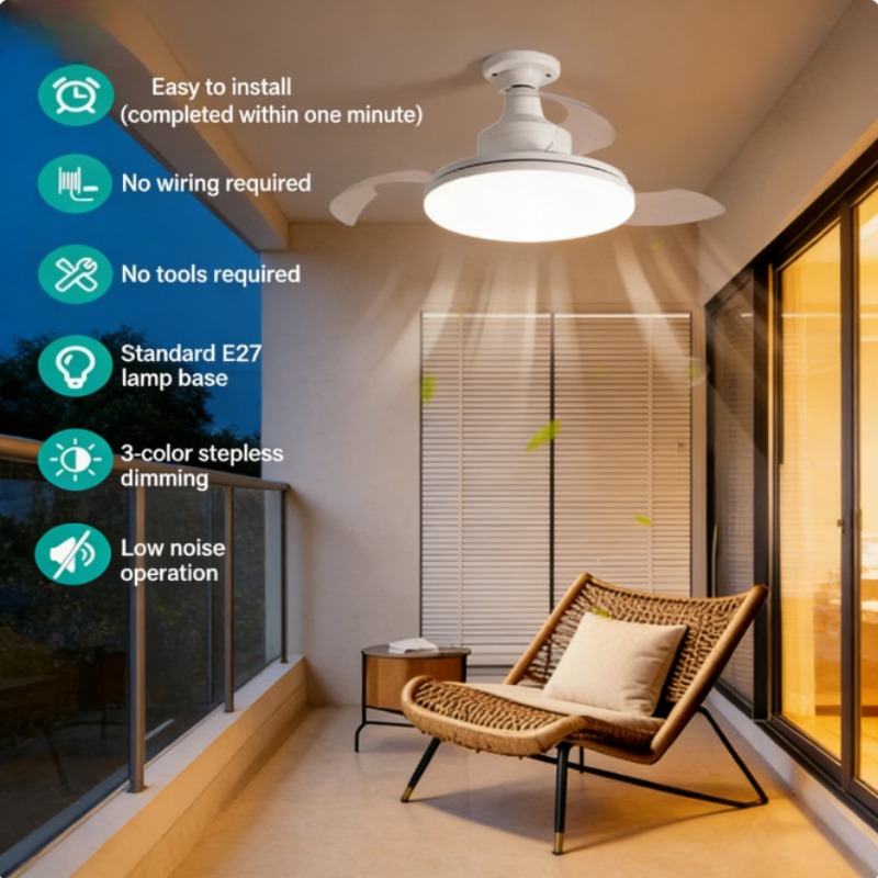Nuovo Ventilatore da Soffitto  - Ceiling Fan Led 3 Blade Modern recensione e prezzo