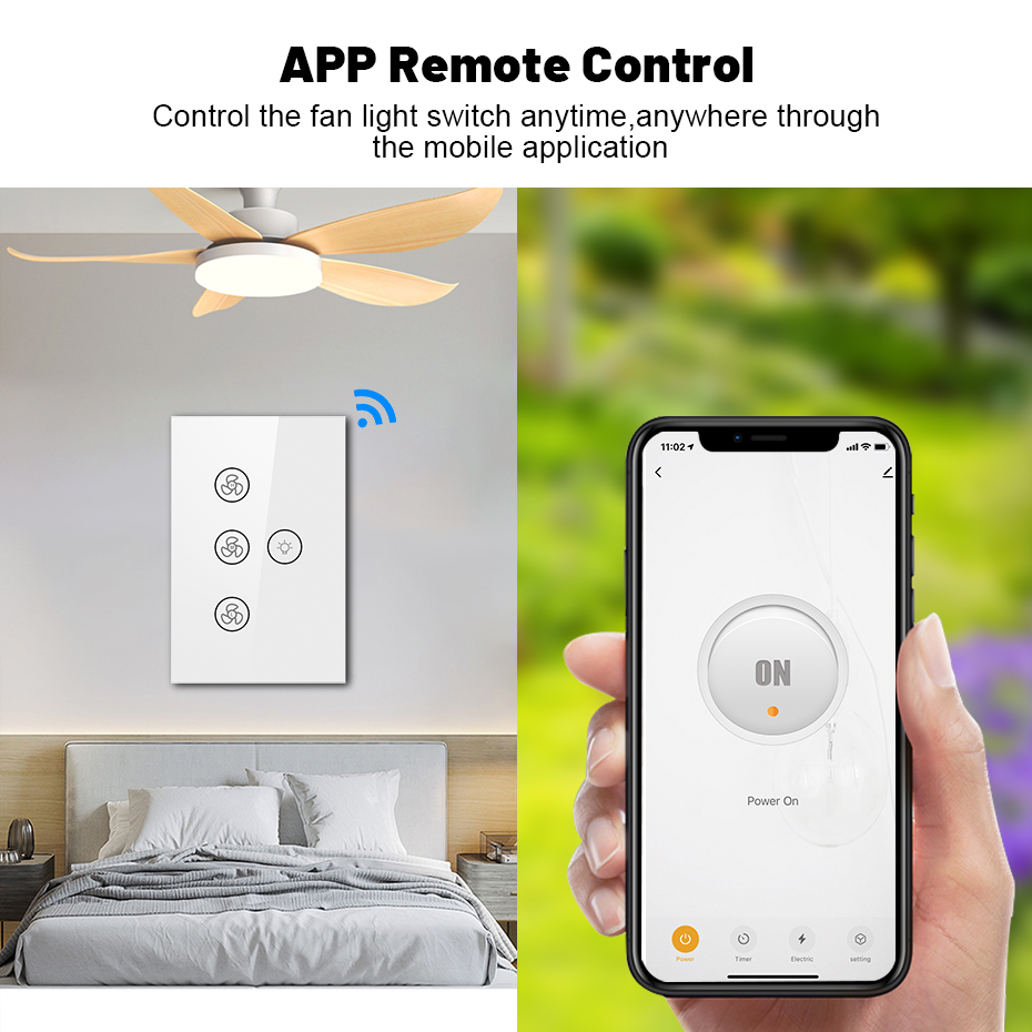 Interruttore intelligente dell - Smart Ceiling Fan Alexa Wifi recensione e prezzo