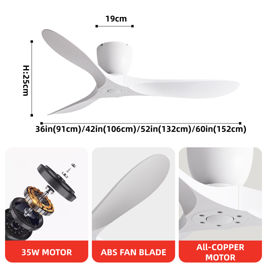 Ventilatore da soffitto FUMANJ - Ceiling Fan Dc Motor 52 Inch recensione e prezzo