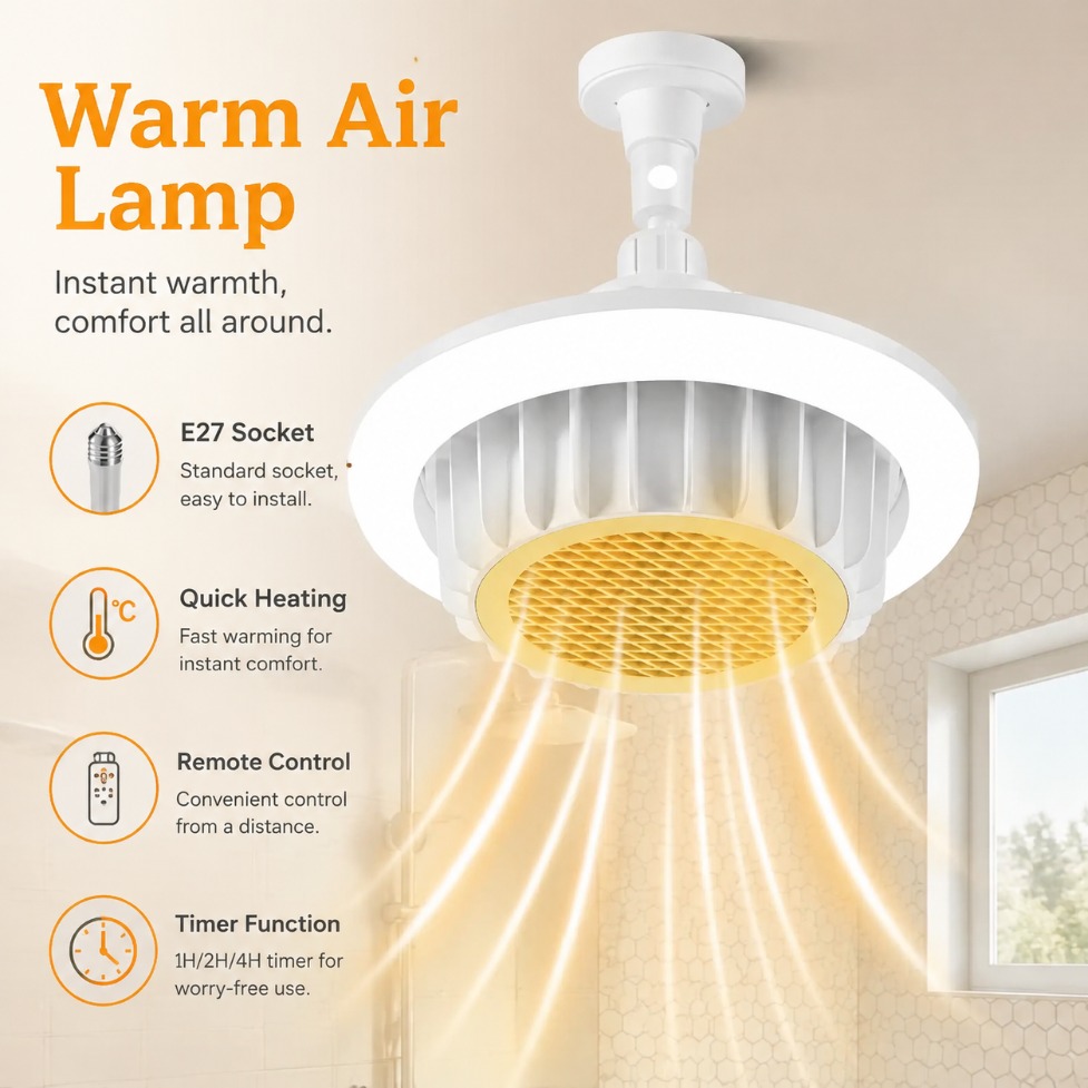 Ventilatore elettrico a spiral - Smart Ceiling Fan With Light Remote recensione e prezzo