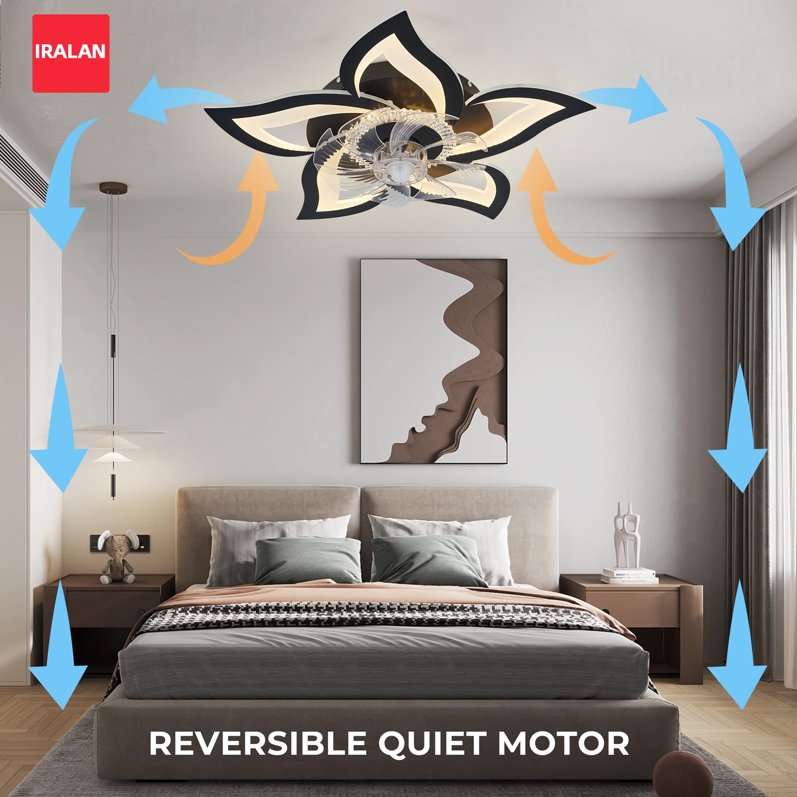 Ventilatore da Soffitto Lotus  - Ceiling Fan With Remote Control Reversible recensione e prezzo