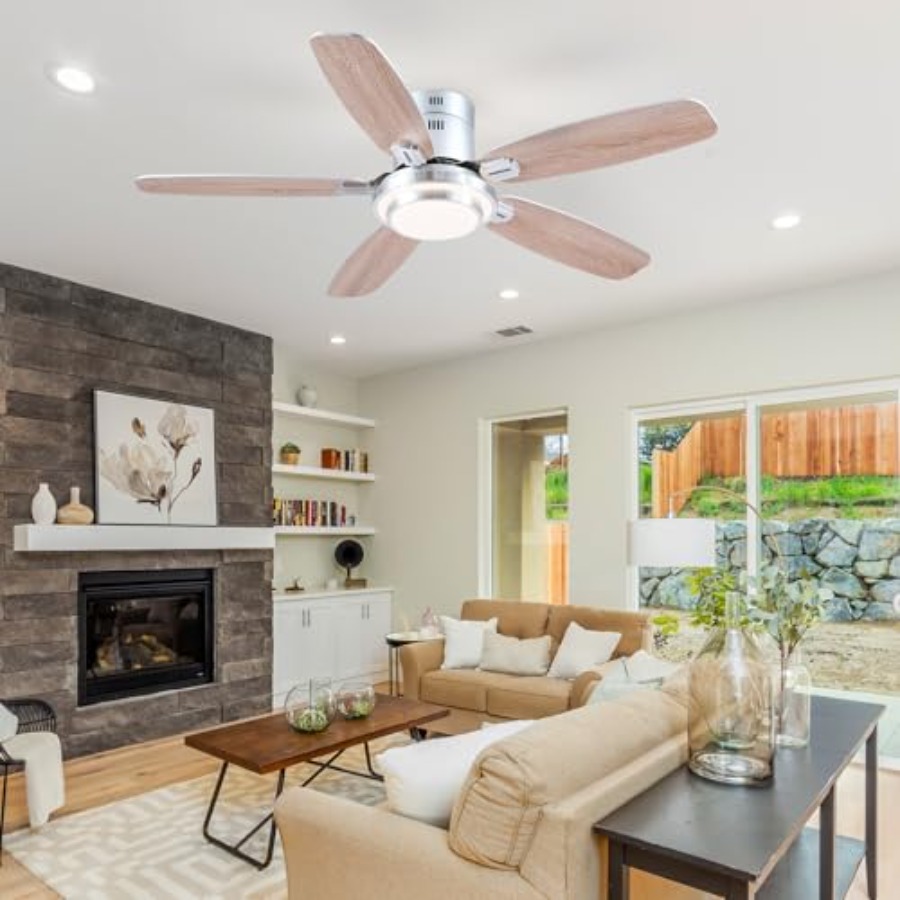 Ventilatori da soffitto a bass - Ceiling Fan Low Profile Flush Mount recensione e prezzo