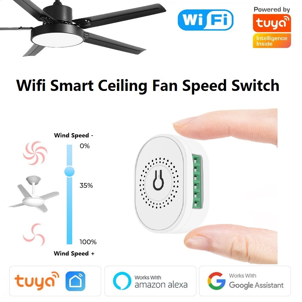 Tuya Wifi Smart Ventilatore da - Smart Ceiling Fan Alexa Wifi recensione e prezzo