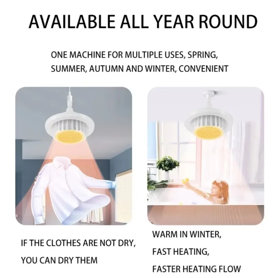 600W Tutta la casa Riscaldamen - Smart Ceiling Fan With Light Remote recensione e prezzo