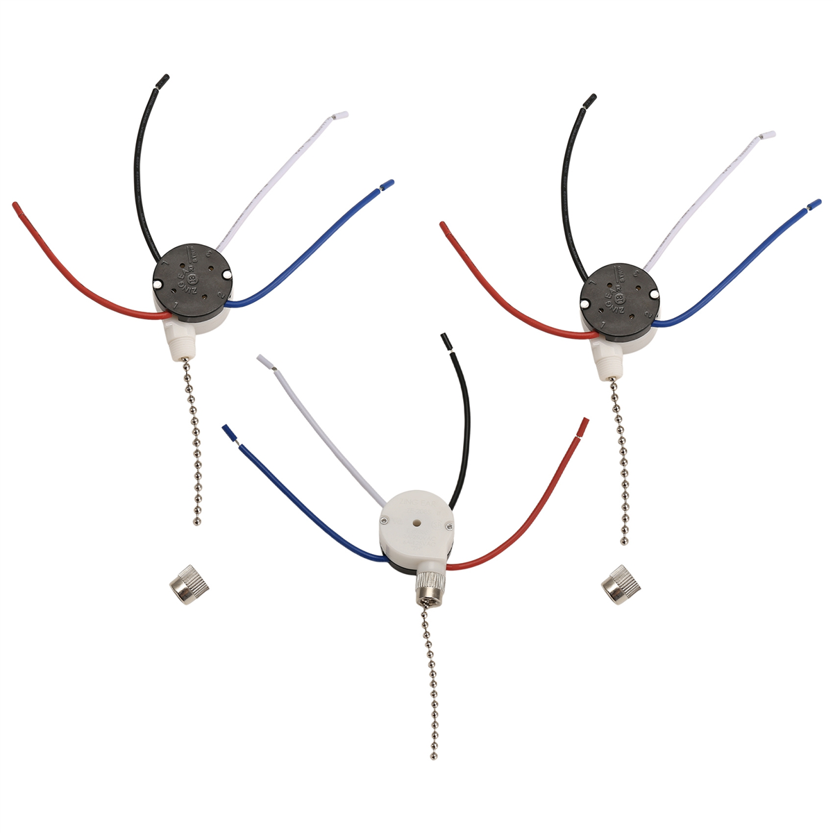 Ze-208s 3 pezzi Ze-208S E89885 - Ceiling Fan Pull Chain Switch recensione e prezzo