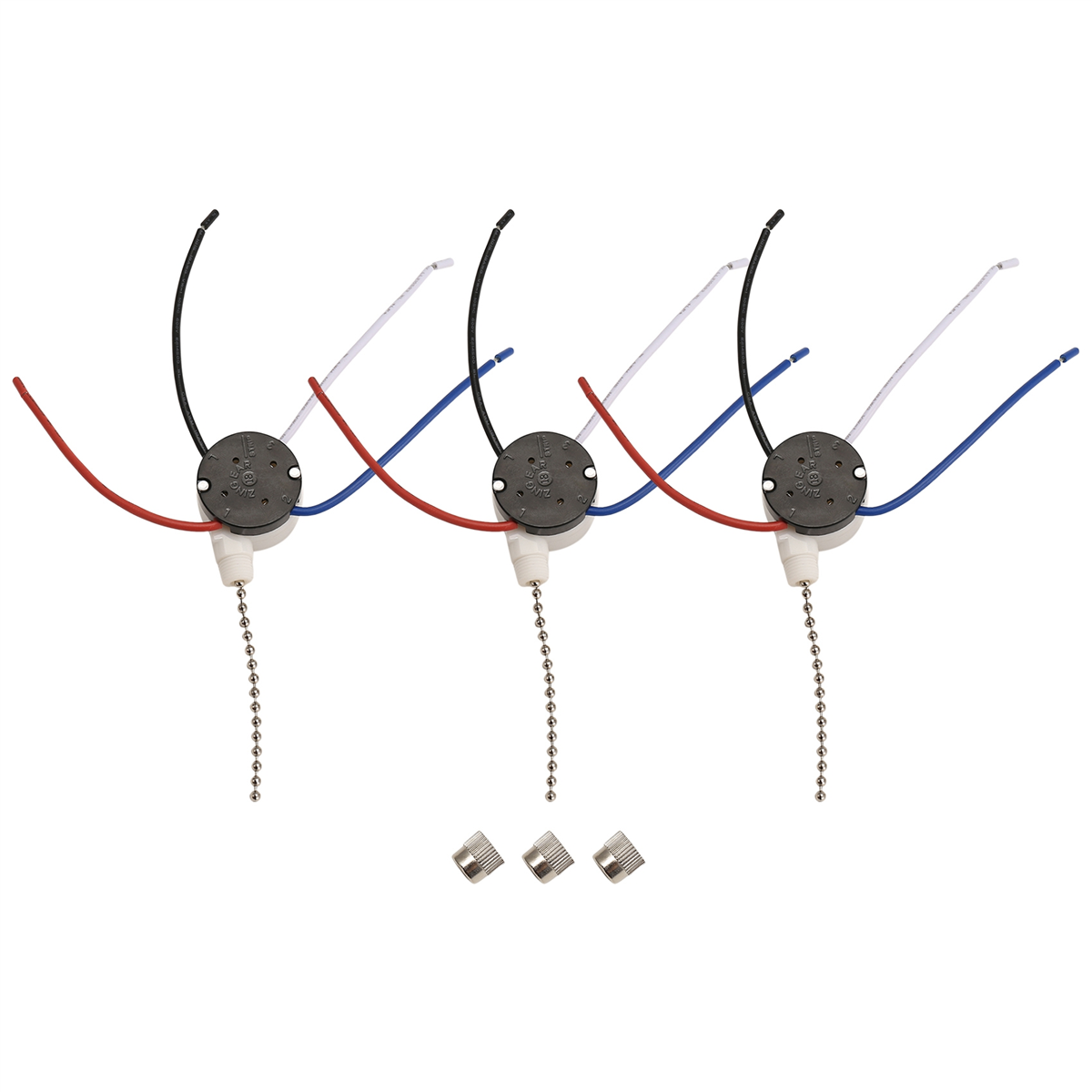 Ze-208s 3 pezzi Ze-208S E89885 - Ceiling Fan Pull Chain Switch recensione e prezzo