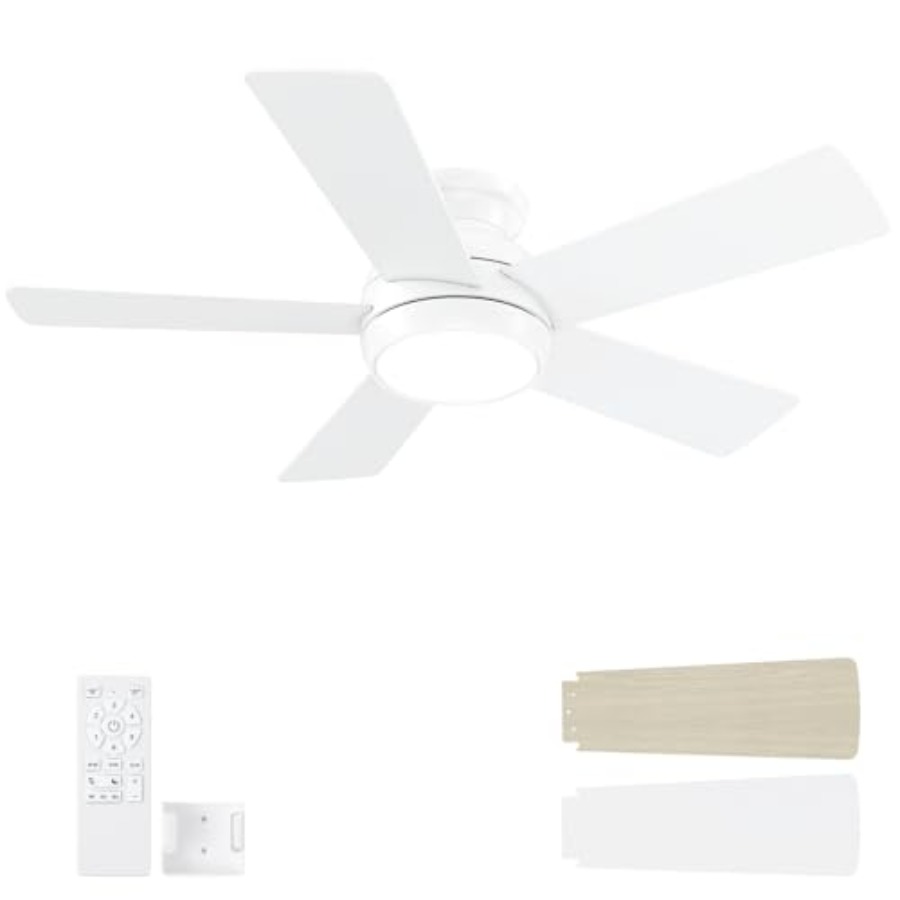 Ventilatori da soffitto con lu - Ceiling Fan Low Profile Flush Mount recensione e prezzo