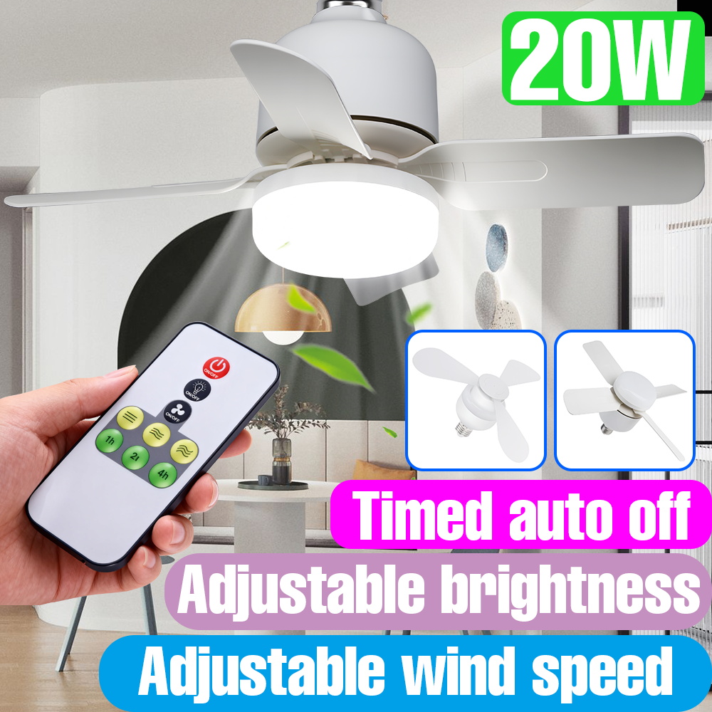 Lampadina LED da 20W con vento - Ceiling Fan Led 3 Blade Modern recensione e prezzo