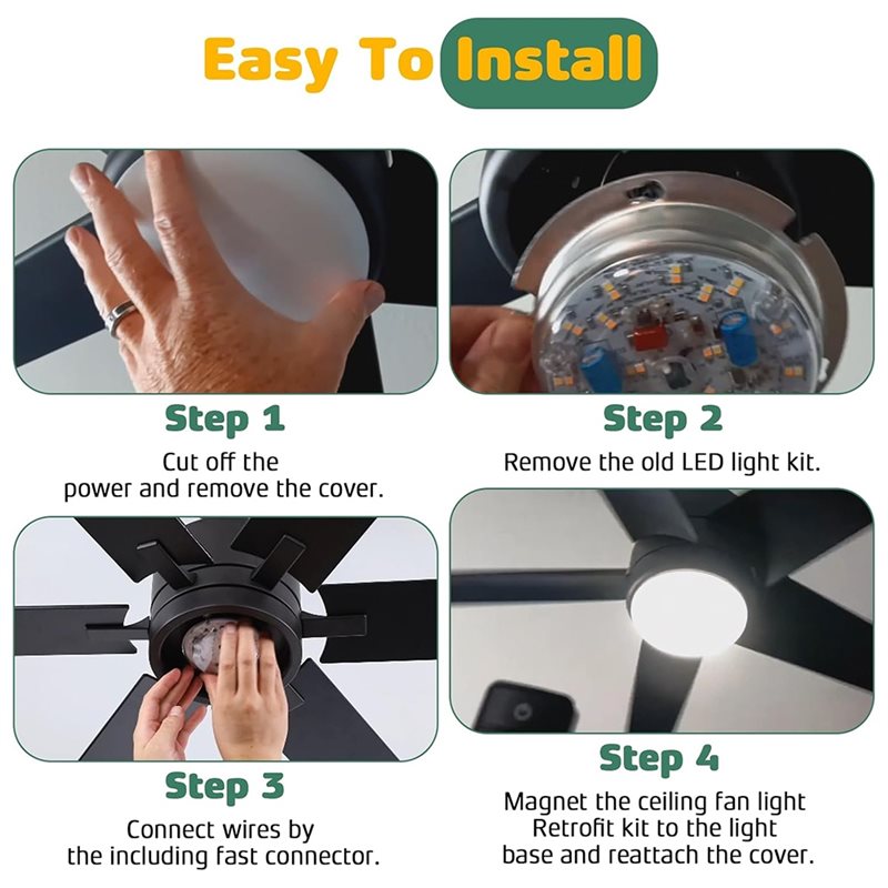 Kit di sostituzione per ventil - Ceiling Fan Light Kit Replacement recensione e prezzo