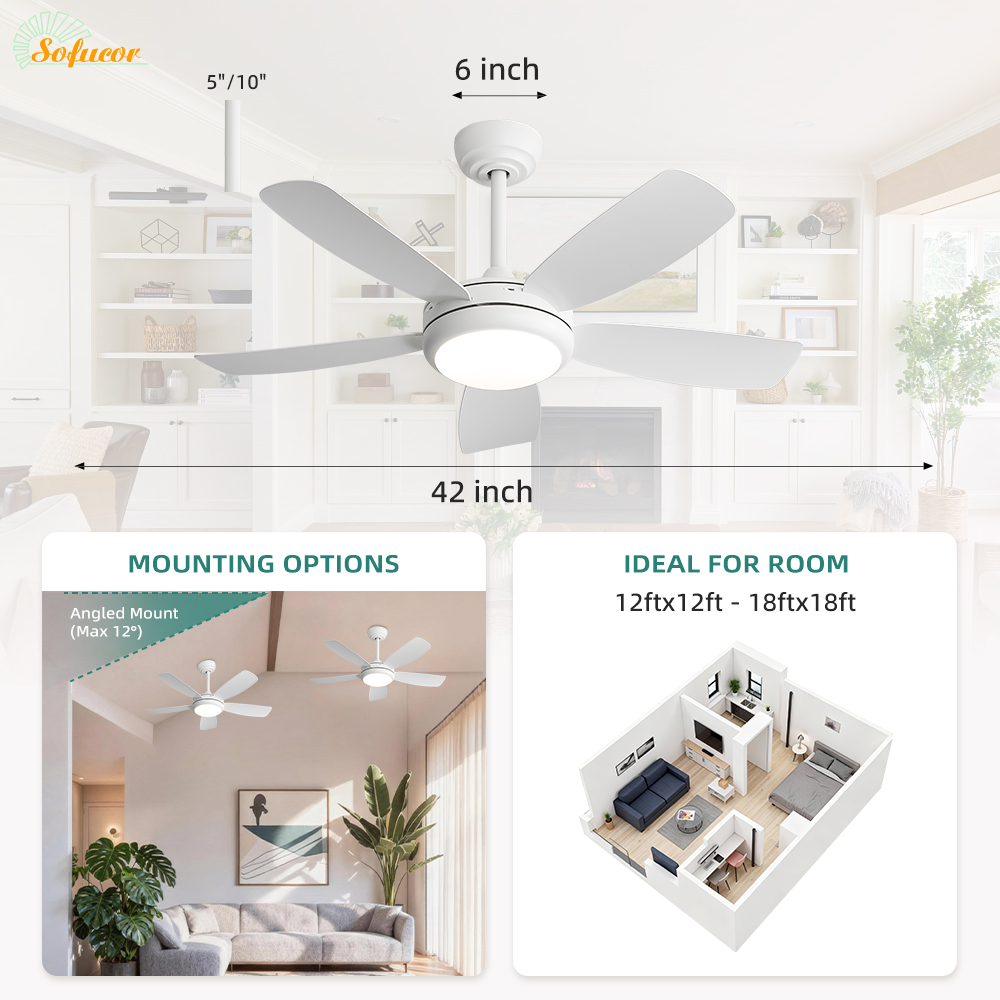 Ventilatori da soffitto Sofuco - Ceiling Fan Dc Motor 52 Inch recensione e prezzo