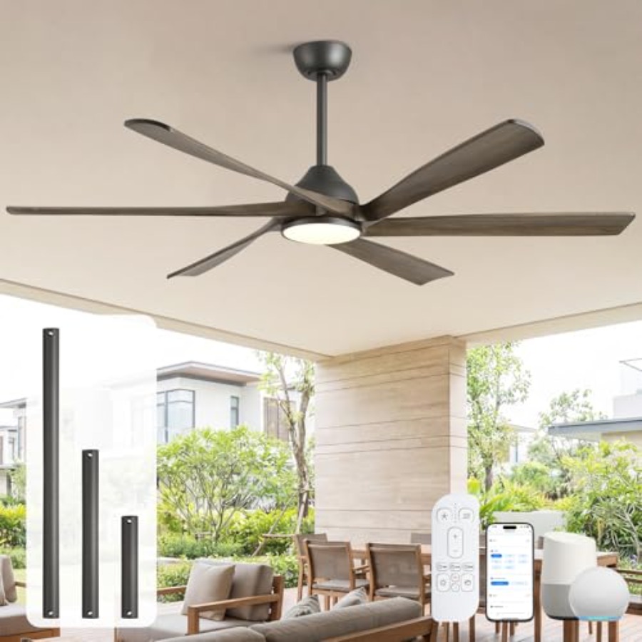 Ventilatore da soffitto per es - Ceiling Fan Outdoor Damp Rated recensione e prezzo