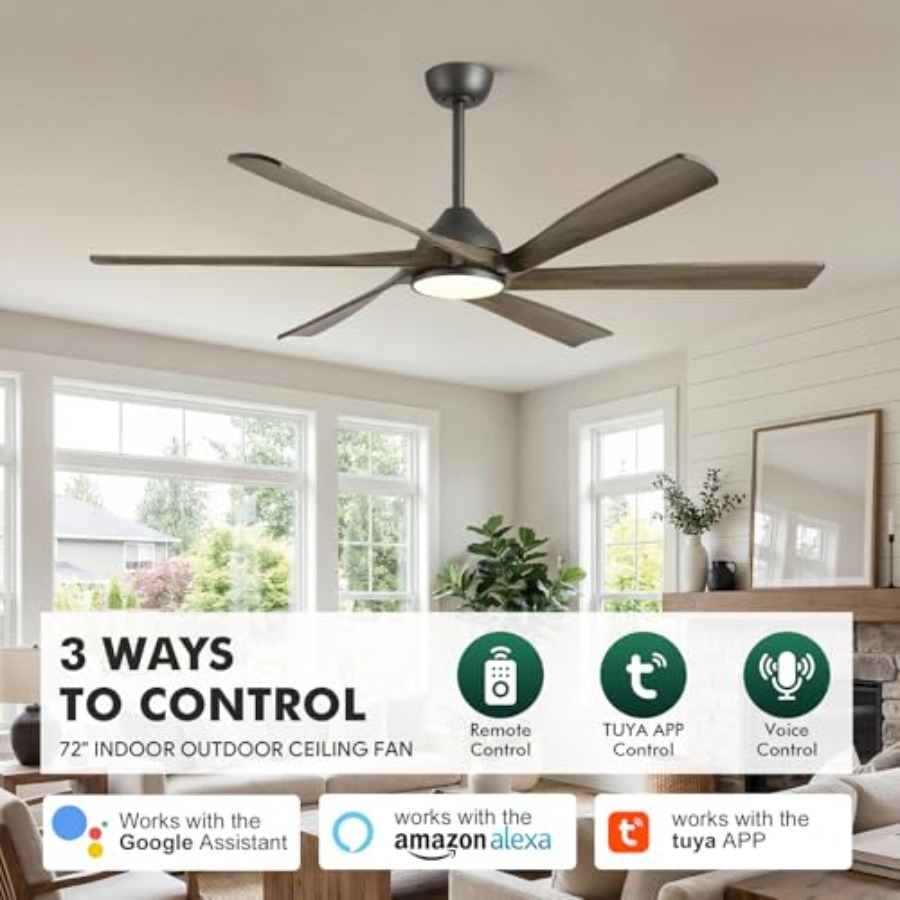 Ventilatore da soffitto per es - Ceiling Fan Outdoor Damp Rated recensione e prezzo