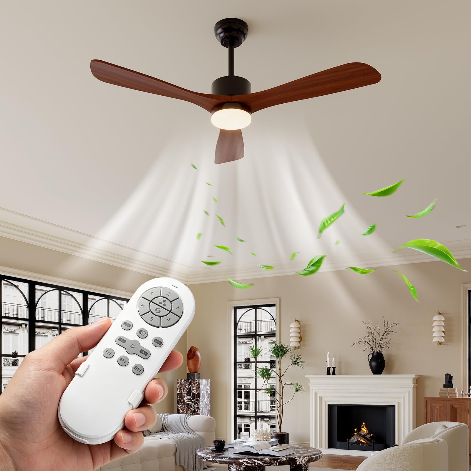 Ventilatore da soffitto con lu - Ceiling Fan Led 3 Blade Modern recensione e prezzo