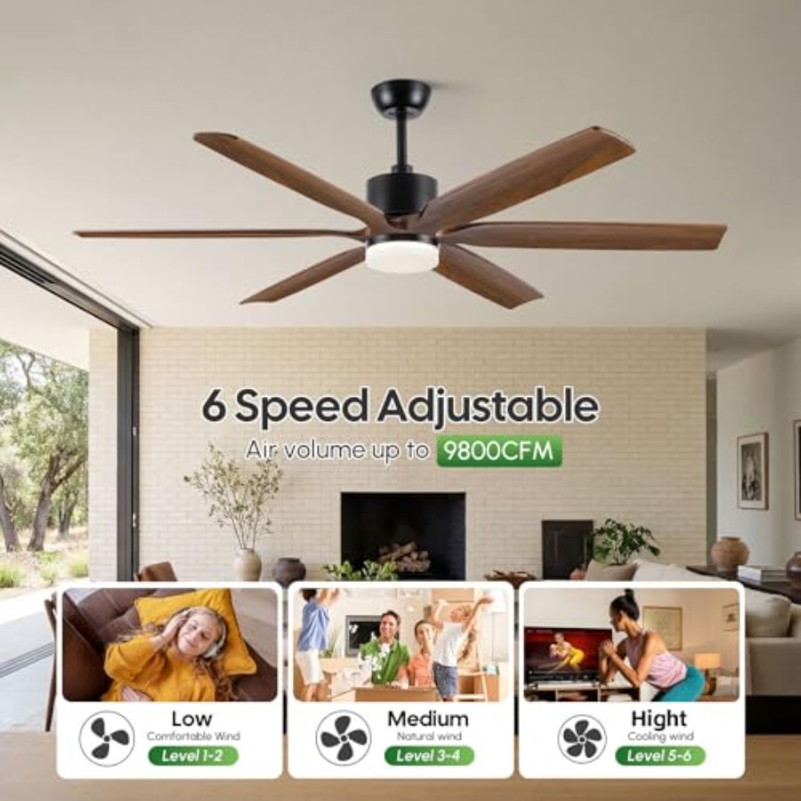 Ventilatore da soffitto per es - Ceiling Fan Outdoor Damp Rated recensione e prezzo