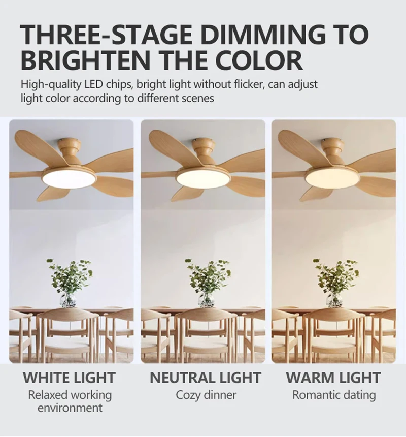 Ventilatore da soffitto modern - Ceiling Fan Dc Motor 52 Inch recensione e prezzo