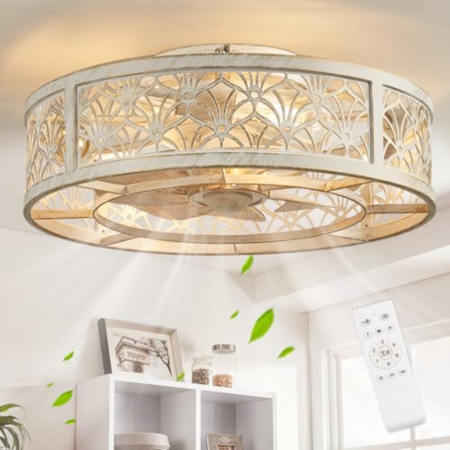 Ventilatore da soffitto a gabb - Ceiling Fan Low Profile Flush Mount recensione e prezzo