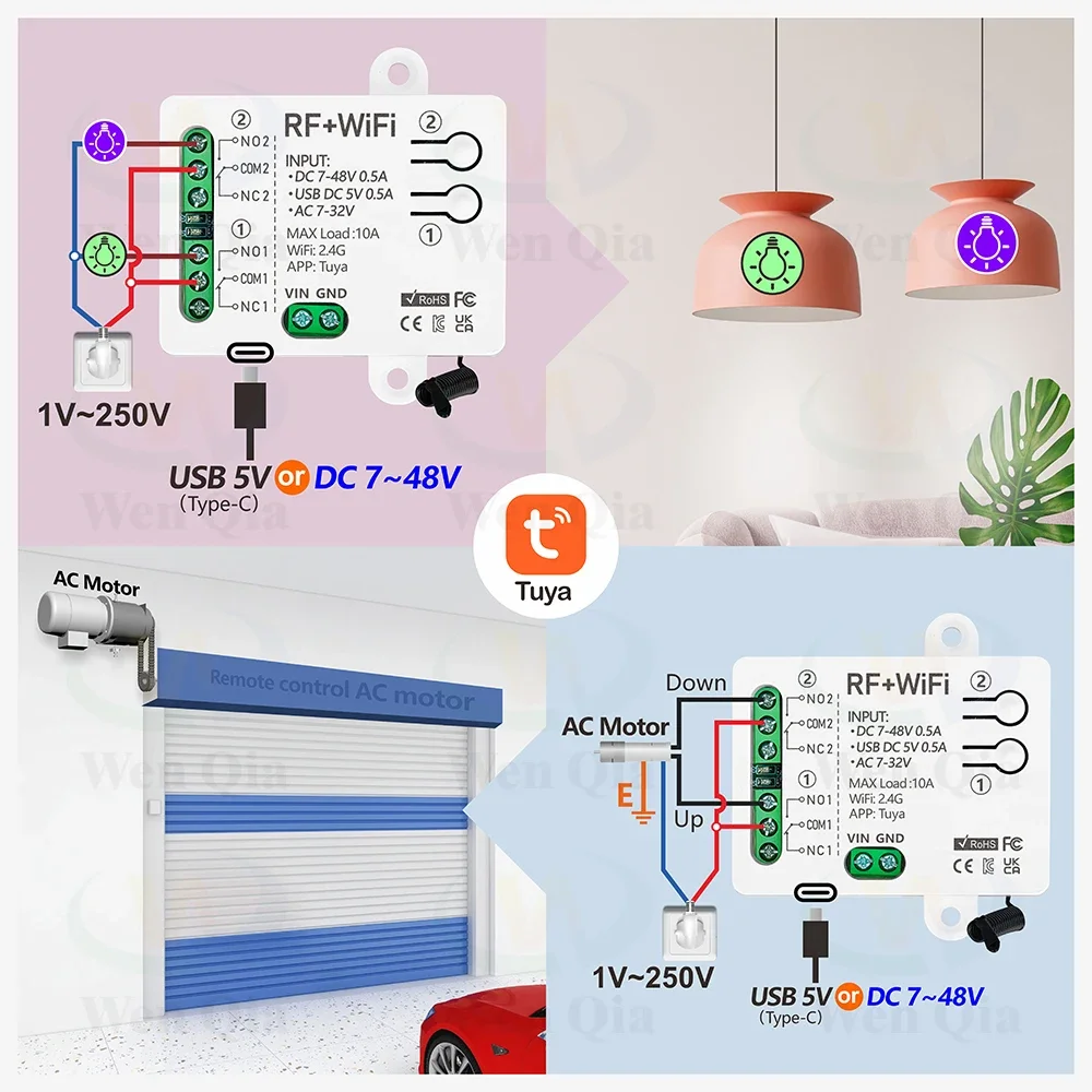 Interruttore della luce intell - Smart Ceiling Fan Alexa Wifi recensione e prezzo
