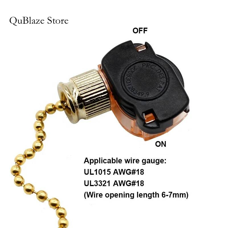 E87438 303 ON OFF 2 posizioni  - Ceiling Fan Pull Chain Switch recensione e prezzo