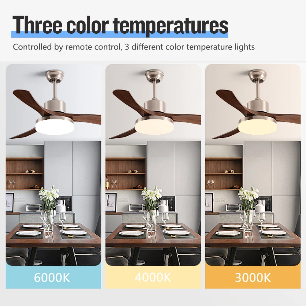 Ventilatore da Soffitto Modern - Smart Ceiling Fan With Light Remote recensione e prezzo
