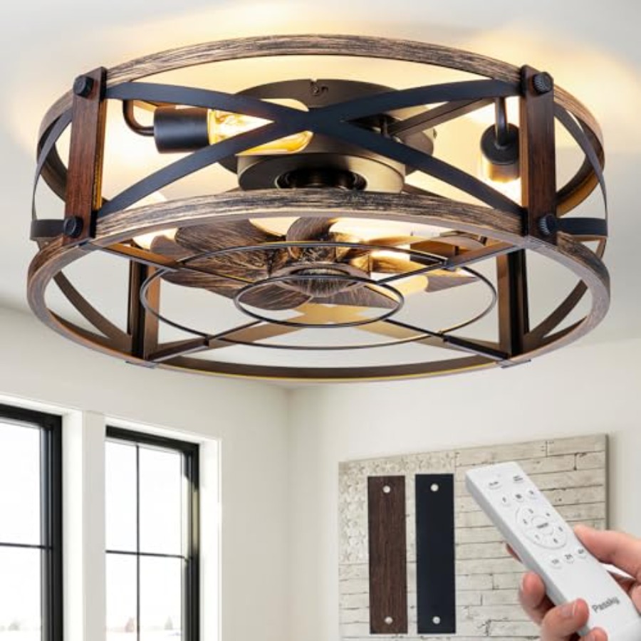 Ventilatore da soffitto a inca - Ceiling Fan Low Profile Flush Mount recensione e prezzo