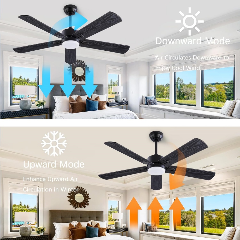 Ventilatore da Soffitto con Lu - Ceiling Fan Dc Motor 52 Inch recensione e prezzo
