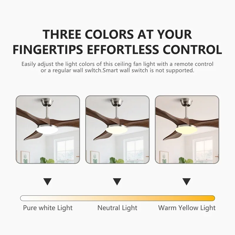 Ventilatore da soffitto con mo - Smart Ceiling Fan With Light Remote recensione e prezzo