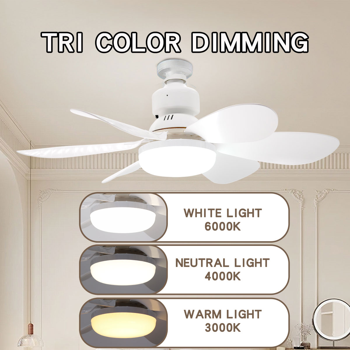Ventilatore da soffitto a 6 pa - Ceiling Fan Led 3 Blade Modern recensione e prezzo