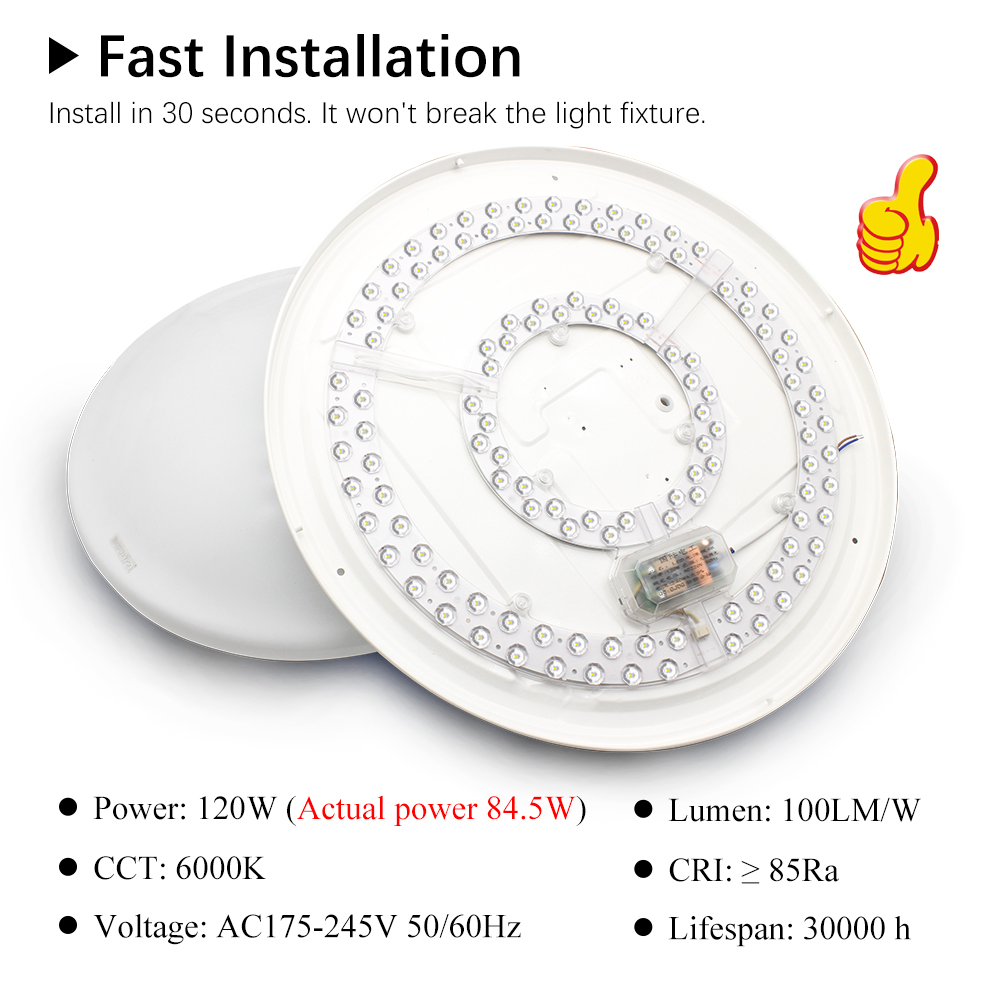 Plafoniere Pannello Led 220V S - Ceiling Fan Light Kit Replacement recensione e prezzo